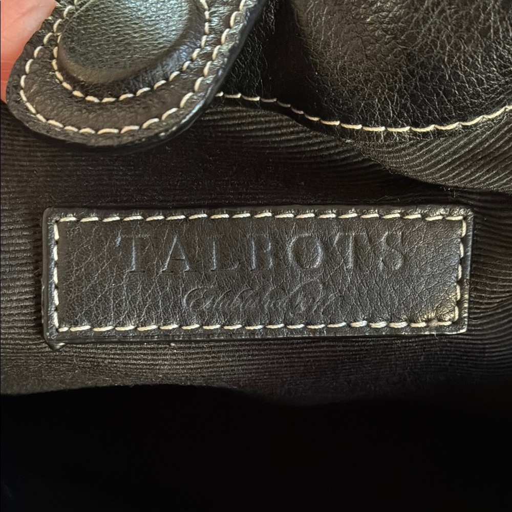 Talbots Black and White Fabric Purse - Picture 5 of 6